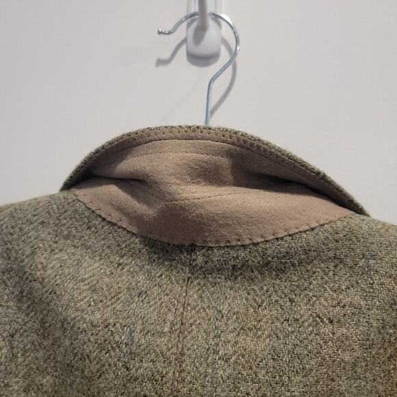 J Press Blazer Wool Sport Coat Men's Sz 41S Herringbone Tweed Brown - Picture 4 of 16